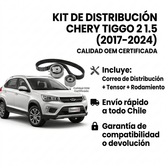 Kit de Distribución Chery Tiggo 2 1.5 (2017-2024) | Calidad OEM Certificada